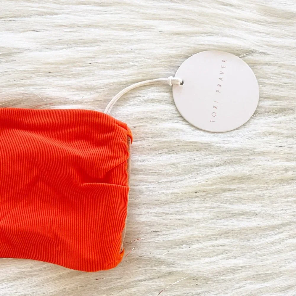 NEW Tori Praver Sheer Mesh Back Royale Bikini Top - Picture 5 of 9